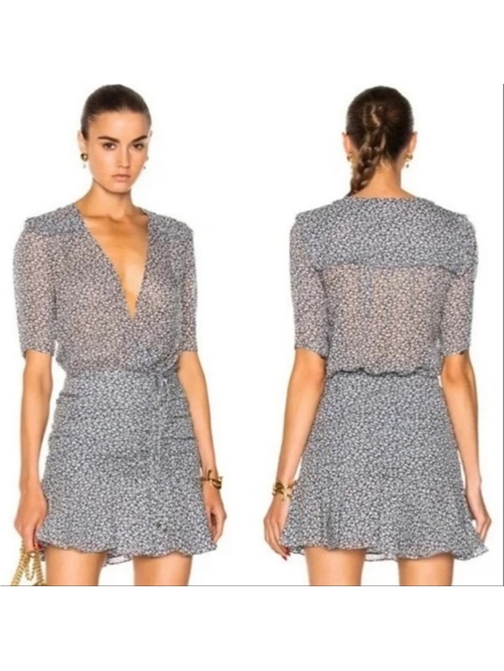 Veronica Beard Dakota Flounce Dress